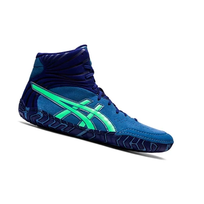 Asics AGGRESSOR 5 Wrestling Schuhe Herren Azurblau | DE-SALE77543