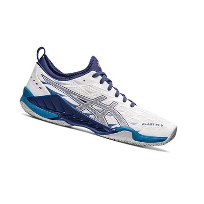 Asics BLAST FF 3 Volleyballschuhe Herren Weiß Tiefes | DE-SALE77594