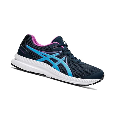 Asics CONTEND 7 GS Laufschuhe Kinder Blau | DE-SALE75908