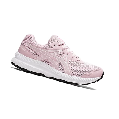 Asics CONTEND 7 GS Laufschuhe Kinder Rosa Weiß | DE-SALE77506