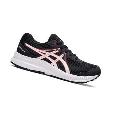 Asics CONTEND 7 GS Laufschuhe Kinder Schwarz Rot | DE-SALE77789