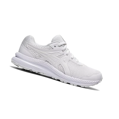 Asics CONTEND 7 GS Laufschuhe Kinder Weiß Weiß | DE-SALE75441