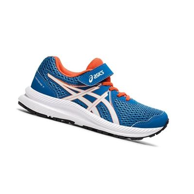 Asics CONTEND 7 PS Laufschuhe Kinder Blau | DE-SALE76072