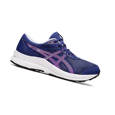 Asics CONTEND 8 GS Laufschuhe Kinder Blau | DE-SALE76489