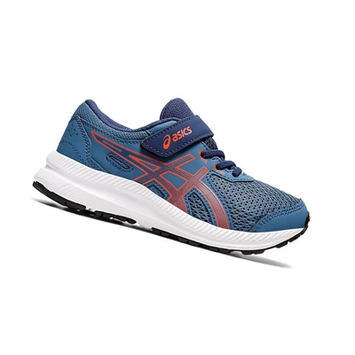 Asics CONTEND 8 PS Laufschuhe Kinder Azurblau | DE-SALE78312