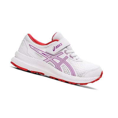 Asics CONTEND 8 PS Laufschuhe Kinder Weiß | DE-SALE76537