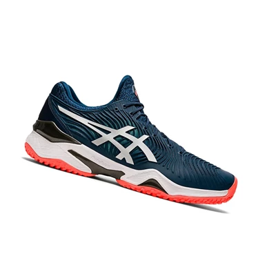 Asics COURT FF 2 OC Tennisschuhe Herren Blau Weiß | DE-SALE77050