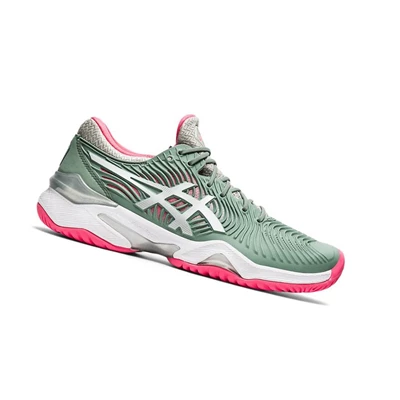 Asics COURT FF 2 Tennisschuhe Damen Olivgrün | DE-SALE77887
