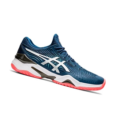 Asics COURT FF 2 Tennisschuhe Herren Blau Weiß | DE-SALE76797