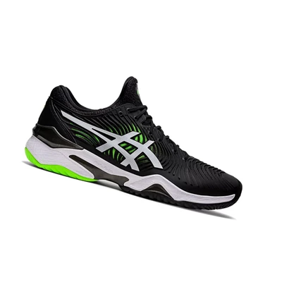 Asics COURT FF 2 Tennisschuhe Herren Schwarz Grün | DE-SALE76998