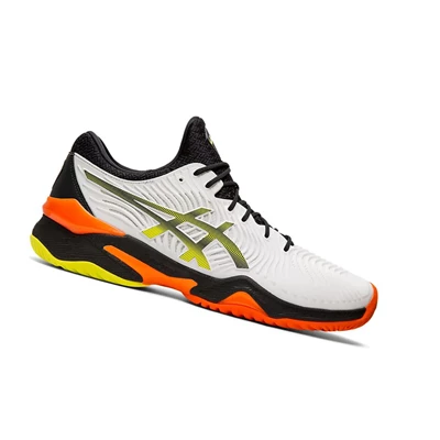 Asics COURT FF 2 Tennisschuhe Herren Weiß Schwarz | DE-SALE75730