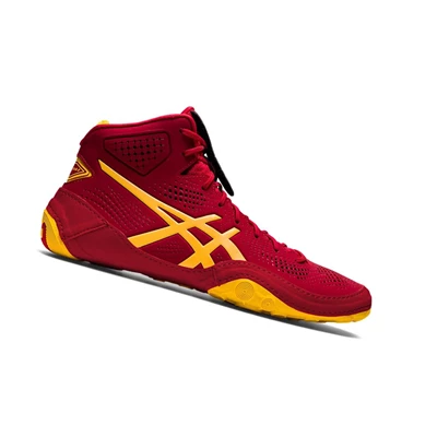 Asics DAN GABLE EVO 2 Wrestling Schuhe Herren Cranberry / Saffron | DE-SALE78327