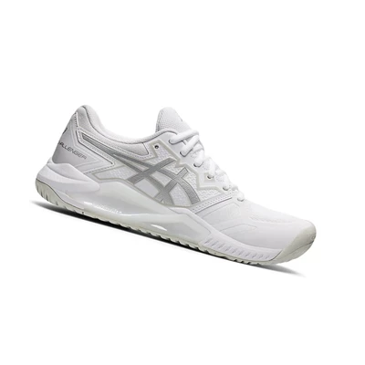 Asics GEL-CHALLENGER 13 Tennisschuhe Damen Weiß Silber | DE-SALE75796