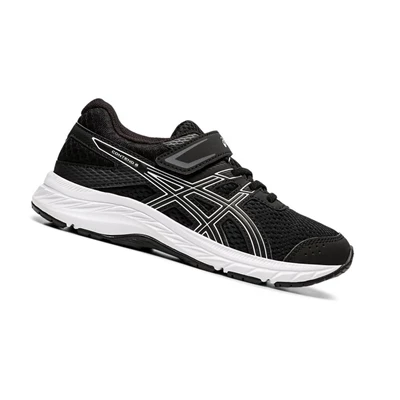 Asics GEL-CONTEND 6 PS Laufschuhe Kinder Schwarz | DE-SALE76553