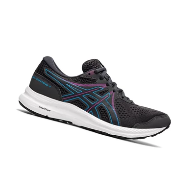 Asics GEL-CONTEND 7 Laufschuhe Damen Schwarz | DE-SALE75567