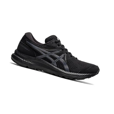Asics GEL-CONTEND 7 Laufschuhe Damen Schwarz | DE-SALE76110