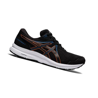 Asics GEL-CONTEND 7 Laufschuhe Herren Schwarz | DE-SALE77649