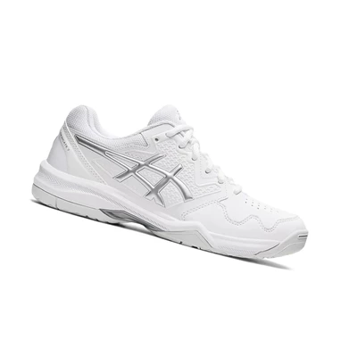 Asics GEL-DEDICATE 7 Tennisschuhe Damen Weiß Silber | DE-SALE75937