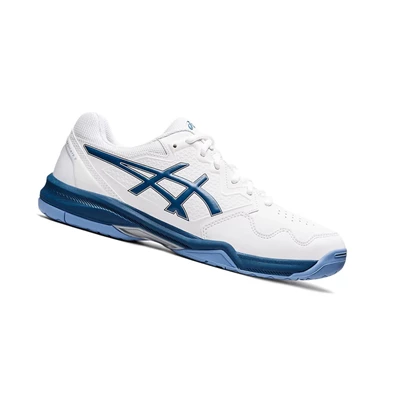 Asics GEL-DEDICATE 7 Tennisschuhe Herren Weiß Hellindigo | DE-SALE78036