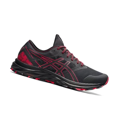 Asics GEL-EXCITE TRAIL Laufschuhe Herren Grau Rot | DE-SALE75663