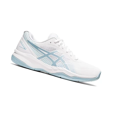 Asics GEL-GAME 8 Tennisschuhe Damen Weiß Blau | DE-SALE75924