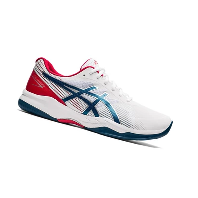 Asics GEL-GAME 8 Tennisschuhe Herren Weiß Blau | DE-SALE78295
