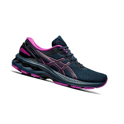 Asics GEL-KAYANO 27 LITE-SHOW Laufschuhe Damen Navy | DE-SALE77873