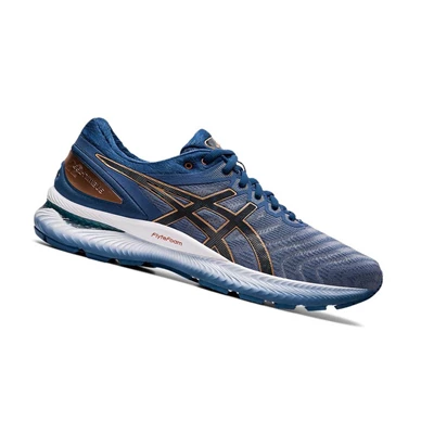 Asics GEL-NIMBUS 22 Extra Weite Laufschuhe Herren Hellblau | DE-SALE78414