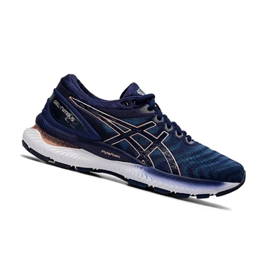 Asics GEL-NIMBUS 22 Laufschuhe Damen Navy | DE-SALE76770