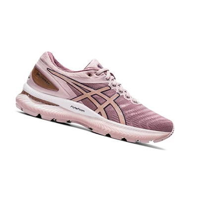 Asics GEL-NIMBUS 22 Laufschuhe Damen Rosa | DE-SALE75697
