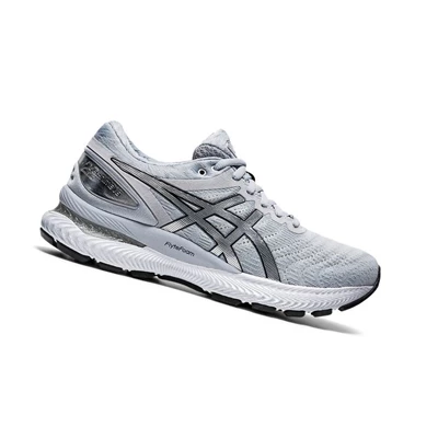 Asics GEL-NIMBUS 22 Platinum Laufschuhe Damen Grau | DE-SALE75536