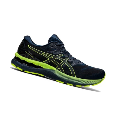 Asics GEL-NIMBUS 23 LITE-SHOW Laufschuhe Herren Navy | DE-SALE77331