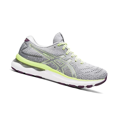 Asics GEL-NIMBUS 24 (D) Laufschuhe Damen Grau Grün | DE-SALE75631