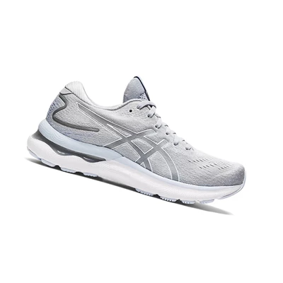 Asics GEL-NIMBUS 24 (D) Laufschuhe Damen Grau Weiß | DE-SALE77026