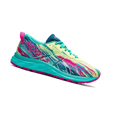 Asics GEL-NOOSA TRI 13 GS Laufschuhe Kinder Grün Gelb Rot | DE-SALE77822