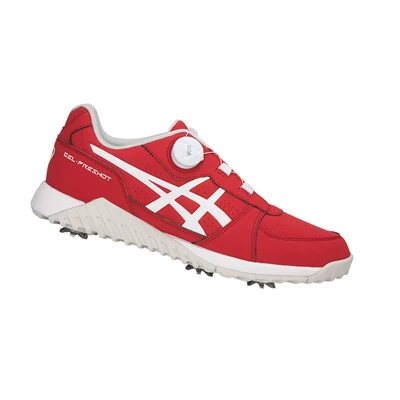 Asics GEL-PRESHOT BOA Golfschuhe Herren Rot Weiß | DE-SALE77629