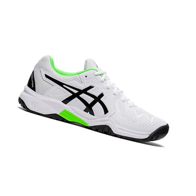Asics GEL-RESOLUTION 8 Clay GS Tennisschuhe Kinder Weiß | DE-SALE76787