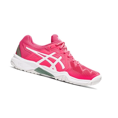 Asics GEL-RESOLUTION 8 Clay GS Tennisschuhe Kinder Rosa | DE-SALE77334