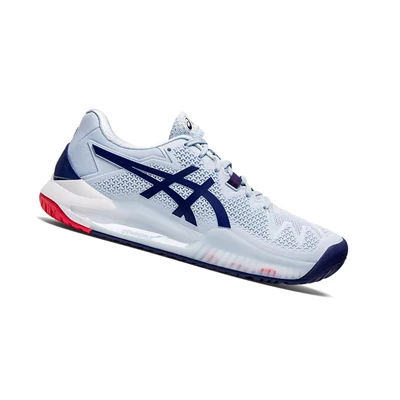 Asics GEL-RESOLUTION 8 (D) Tennisschuhe Damen Blau | DE-SALE76600