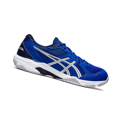 Asics GEL-ROCKET 10 (2E) Volleyballschuhe Herren Blau Silber | DE-SALE76391
