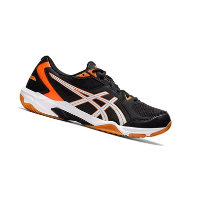 Asics GEL-ROCKET 10 (2E) Volleyballschuhe Herren Schwarz Orange | DE-SALE77725
