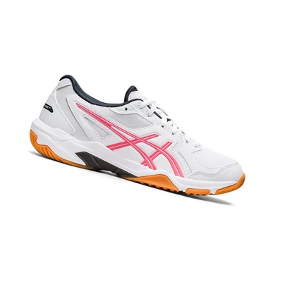 Asics GEL-ROCKET 10 Volleyballschuhe Damen Weiß Rosa | DE-SALE75943