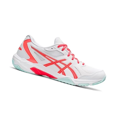 Asics GEL-ROCKET 10 Volleyballschuhe Damen Weiß Rot | DE-SALE77445