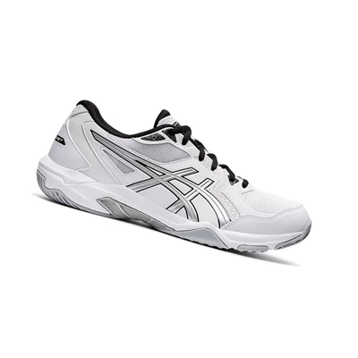 Asics GEL-ROCKET 10 Volleyballschuhe Herren Weiß Silber | DE-SALE76830