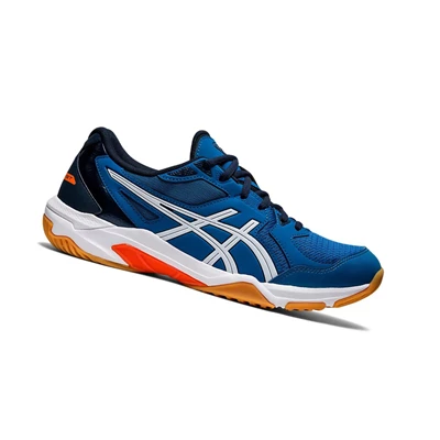 Asics GEL-ROCKET 10 Volleyballschuhe Herren Blau Weiß | DE-SALE78223