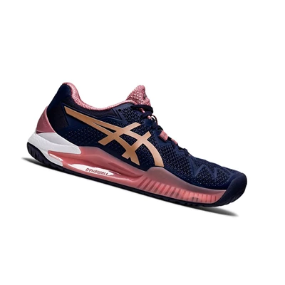 Asics GEL-Resolution 8 Tennisschuhe Damen Rosa Gold | DE-SALE76128