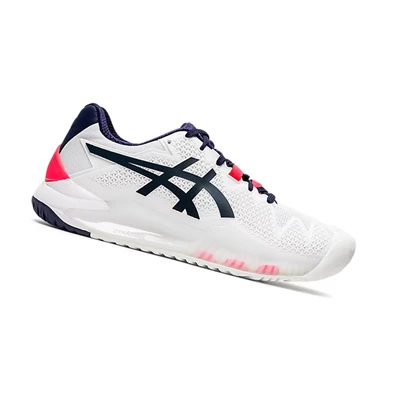 Asics GEL-Resolution 8 Tennisschuhe Damen Weiß | DE-SALE77264