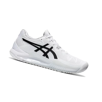 Asics GEL-Resolution 8 Tennisschuhe Damen Weiß Schwarz | DE-SALE78208