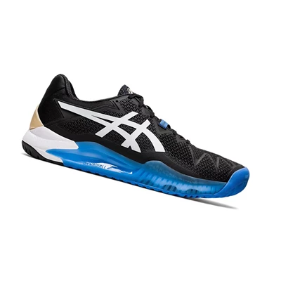 Asics GEL-Resolution 8 Tennisschuhe Herren Schwarz Weiß | DE-SALE75497