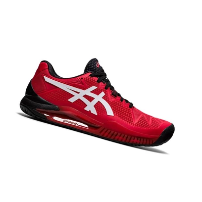 Asics GEL-Resolution 8 Tennisschuhe Herren Rot | DE-SALE78354